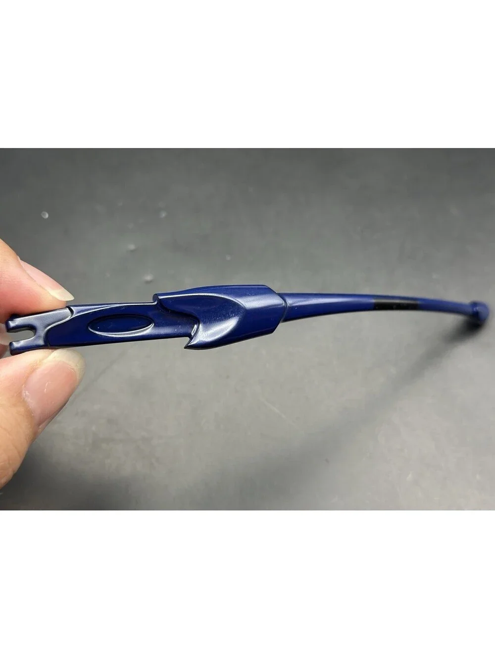 Oakley Flak Jacket Polished Navy OEM Left Replacement Arm
